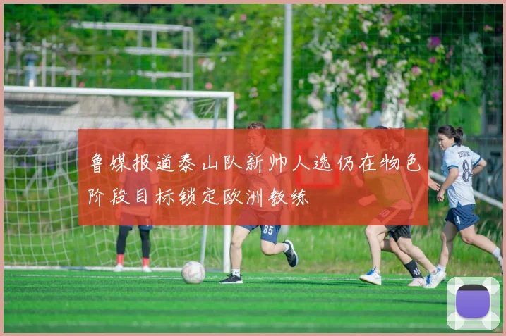 鲁媒报道泰山队新帅人选仍在物色阶段目标锁定欧洲教练