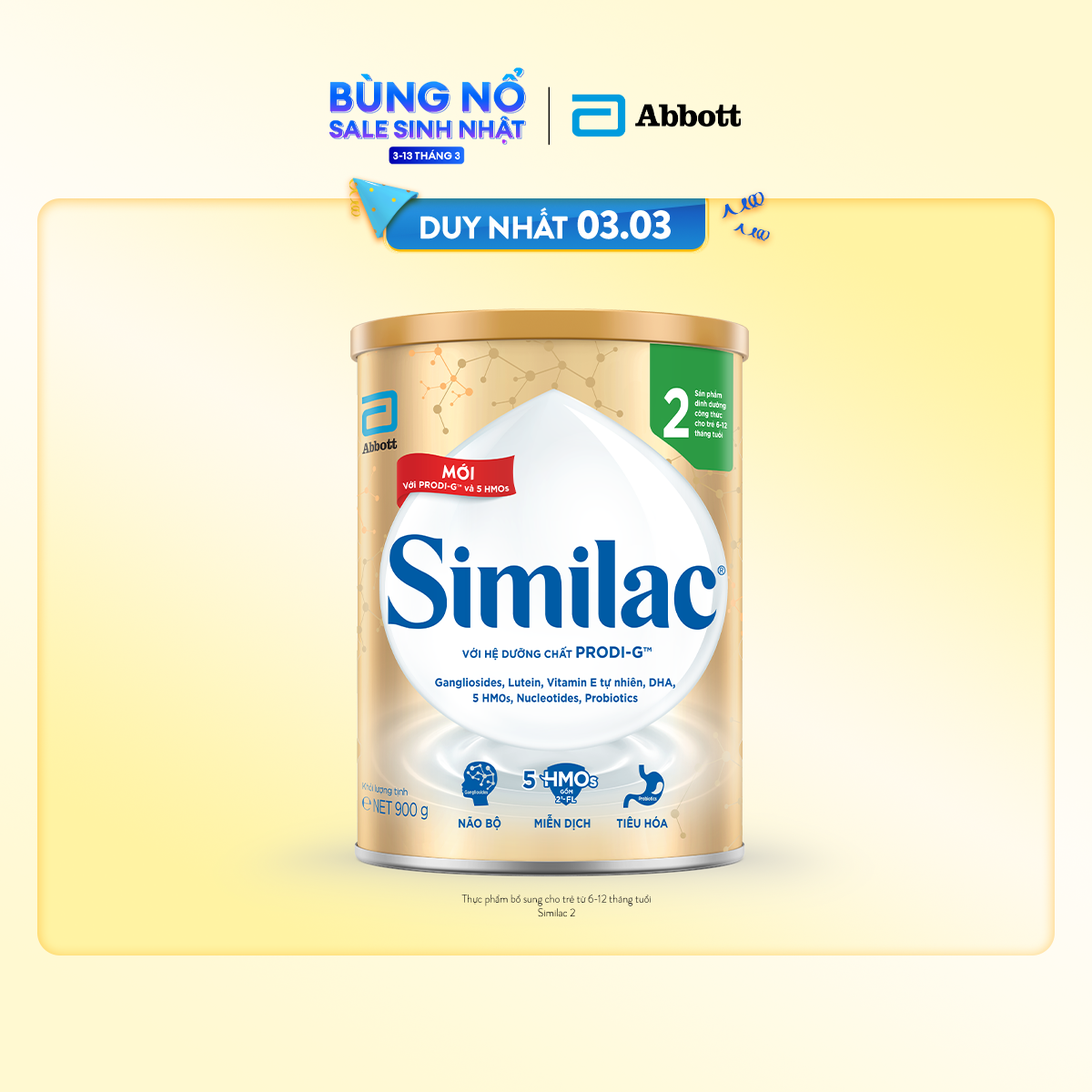 Sữa bột Similac 2 900g