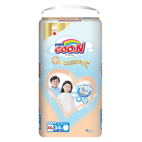 Tã quần GOO.N Mommy Kiss (XXL, 15-25kg, 34 miếng)