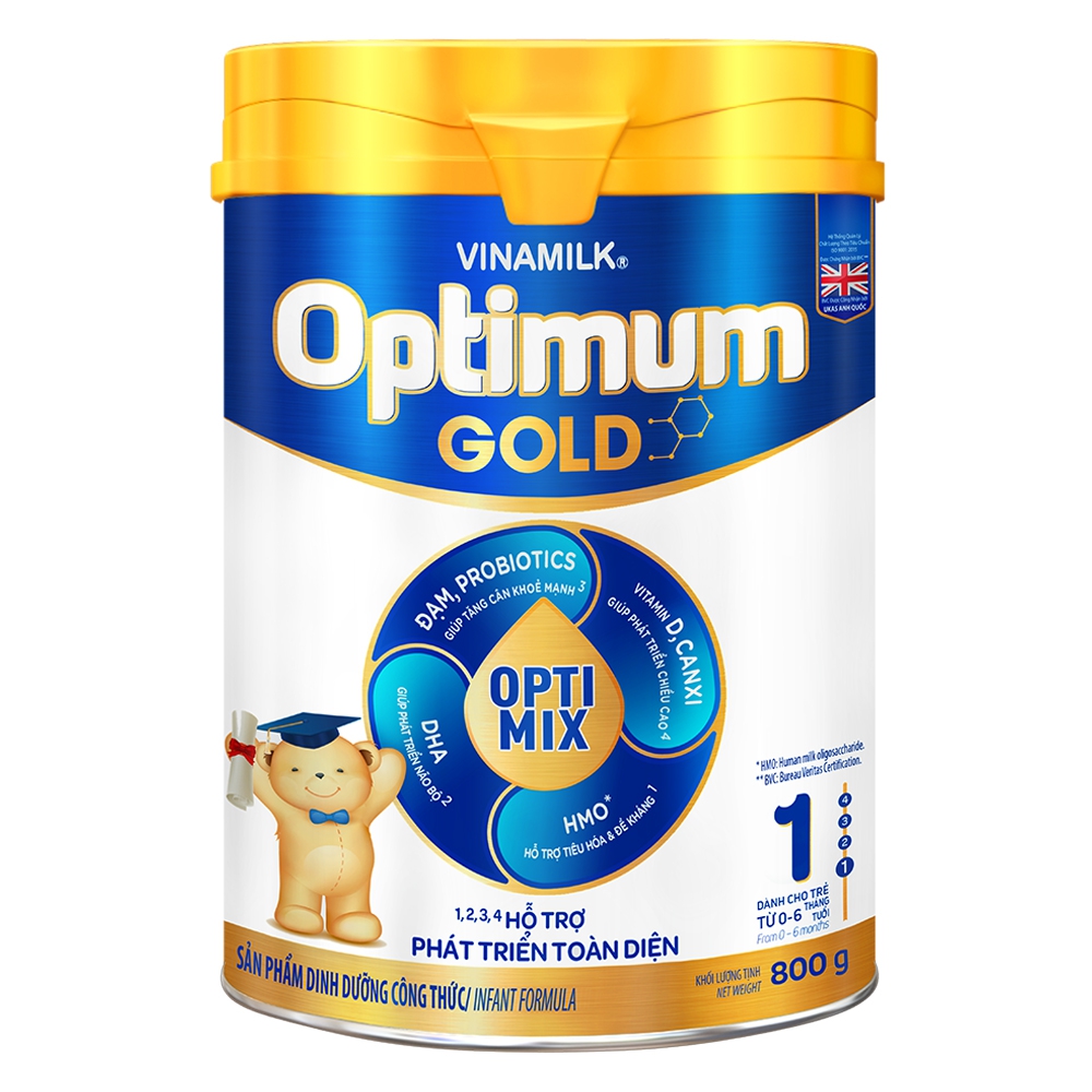 Vinamilk Optimum Gold 1, 800g (0 – 6 tháng)