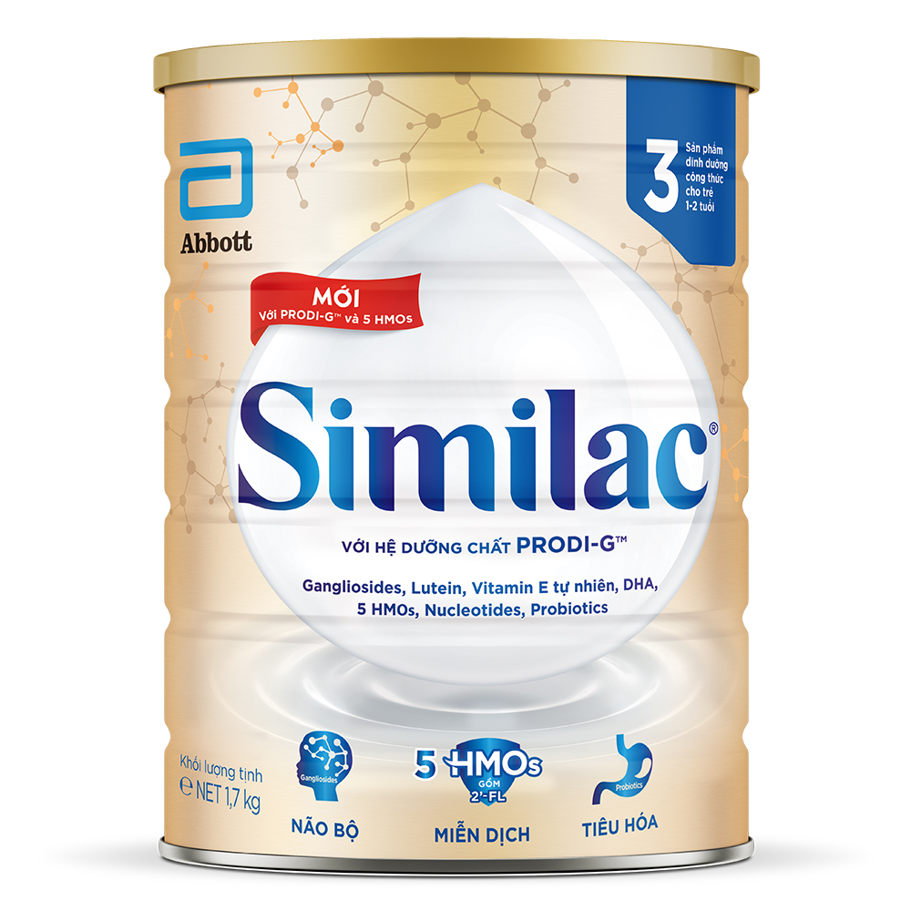 Sữa Similac 5G số 3 1,7kg (1-2 tuổi)