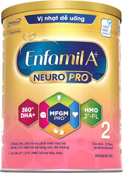 Sữa Enfamil A+ số 2 830g (6-12 tháng) 2Flex