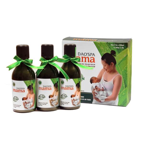 Dung dịch tắm cho sản phụ Dao’spa Mama (hộp 3 lọ x 250ml)