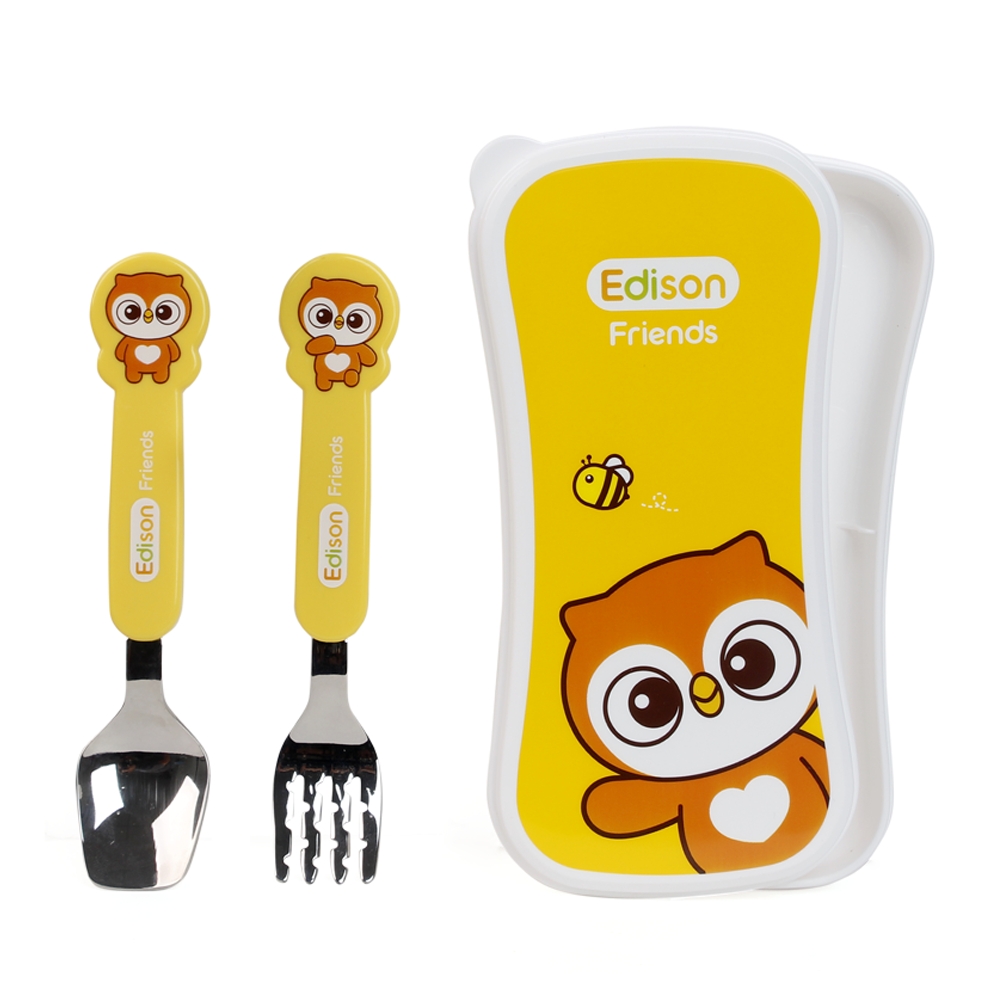 Bộ muỗng nĩa Edison Friends con cú