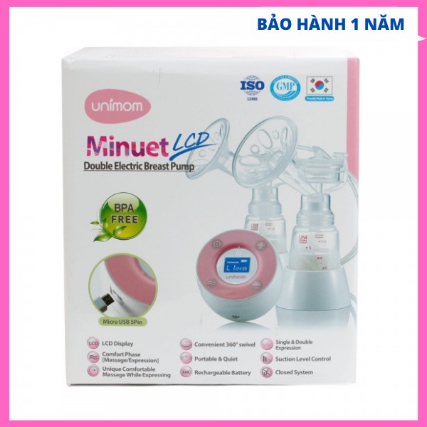 Máy hút sữa UNIMOM Minuet đôi