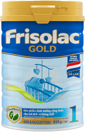 Sữa Frisolac Gold số 1 850g (0-6 tháng)