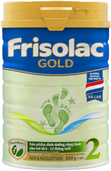 Sữa Frisolac Gold số 2 850g (6-12 tháng)