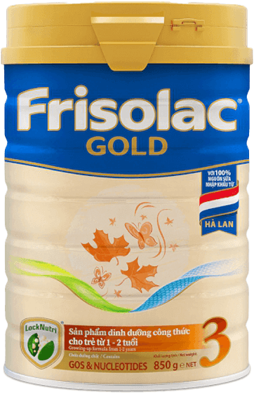 Sữa Frisolac Gold số 3 850g (1 – 2 tuổi)