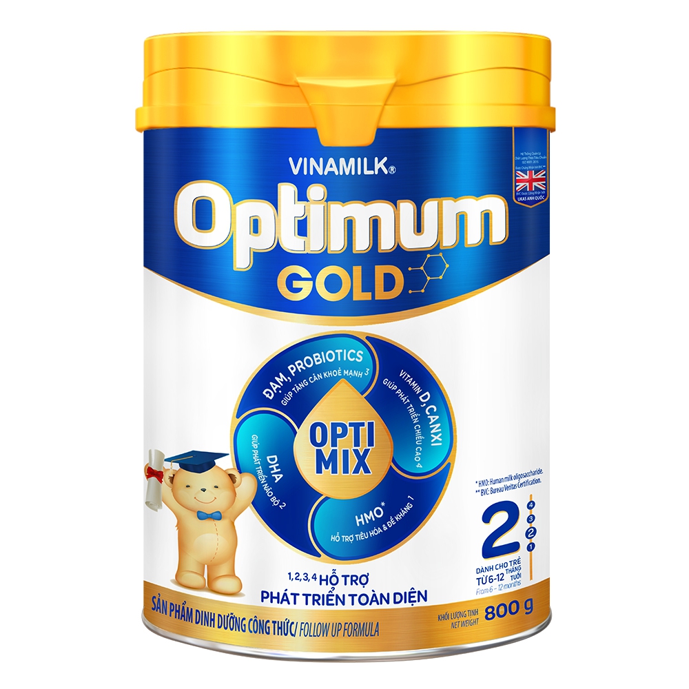 Vinamilk Optimum Gold 2, 800g (6 – 12 tháng)