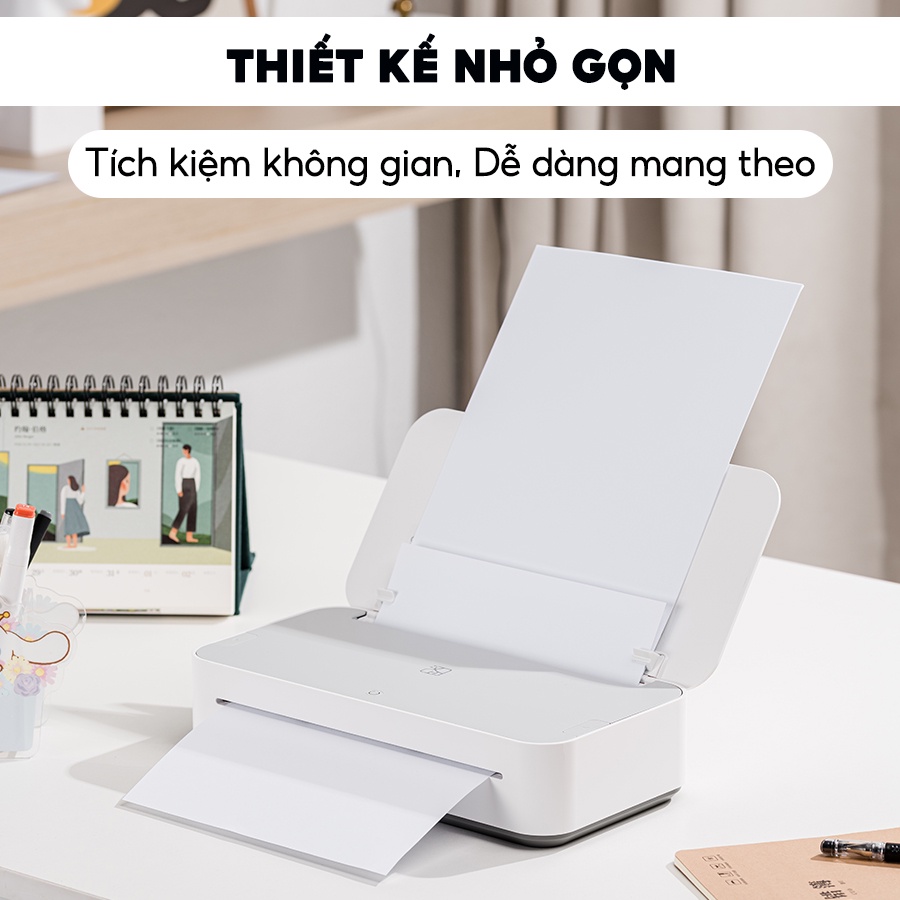 Máy in HPRT GT1 nhỏ gọn thông minh kết nối wifi dành cho học sinh sinh viên